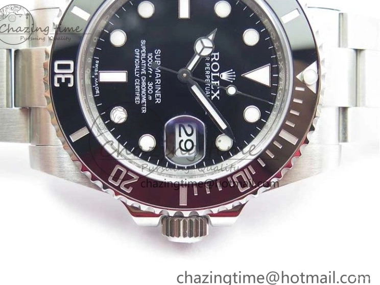MiroTime 0409 Submariner 116610 LN Black Ceramic ZRF 1:1 Best Edition on SS Bracelet VR3135 (CF Bezel) Contemporary 2758